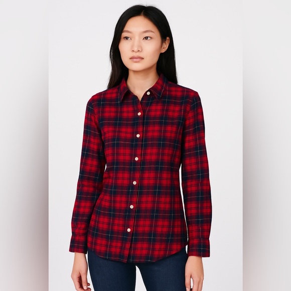 👚 Jachs GF Women's Cozy Flannel Shirt - Red, Size S ❤️ ✨ Condition: Pre-loved, - Picture 11 of 11